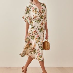 Reformation Karen Wrap Dress (small) NWT